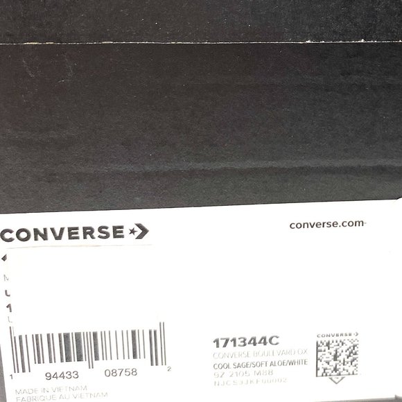💖MEGA SALE💖Converse Men's 171344C Boulevard OX Cool Green Sage Soft Aloe - Picture 11 of 11